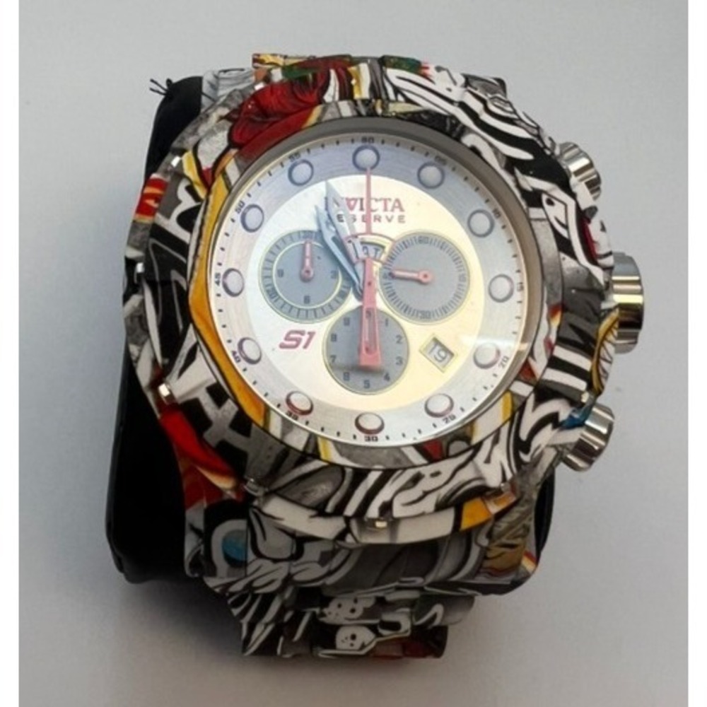 #W033 Invicta Reserve S1 32101 Swiss Quartz Chronograph 54mm Men's Watch